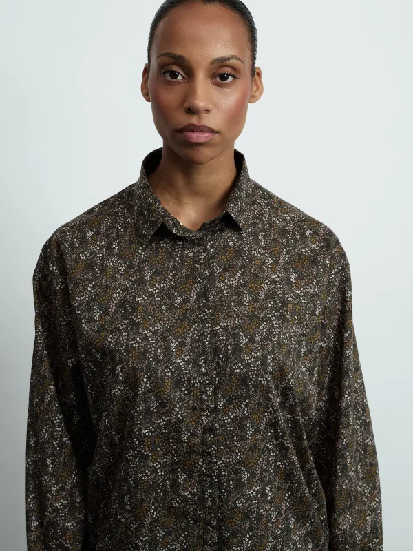 Farbige Hemdjacke aus Denim